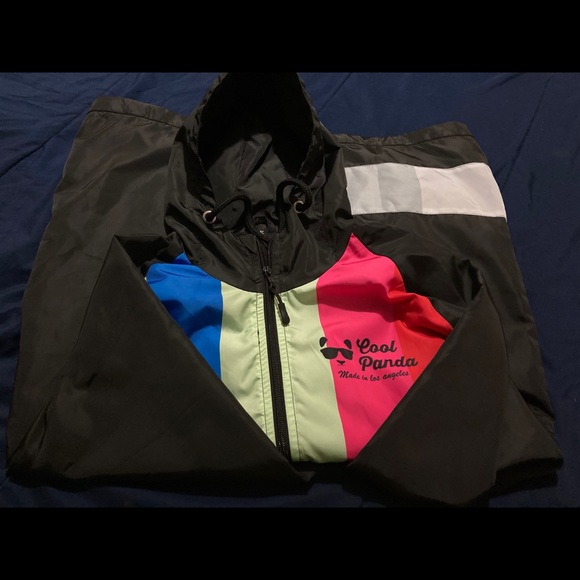 Multicolor Windbreaker Jacket - Great Quality - Picture 3 of 4